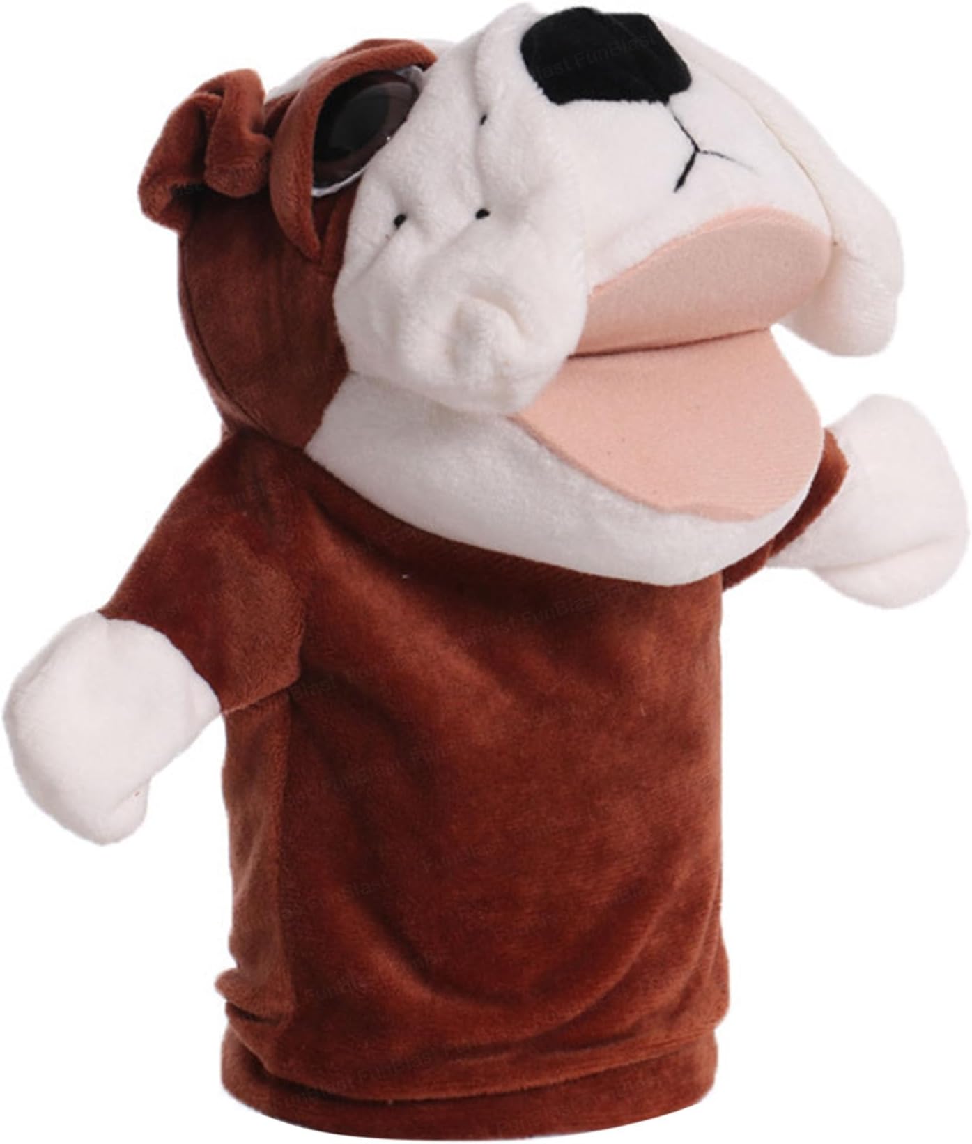 FunBlast Hand Puppets for Kid โ Plush Animals Hands Puppet with Movable Open Mouth, Story Telling Puppet for Kids, Soft Hand Puppets for Kids, Fun Play Learning Toys (Bull-Dog)