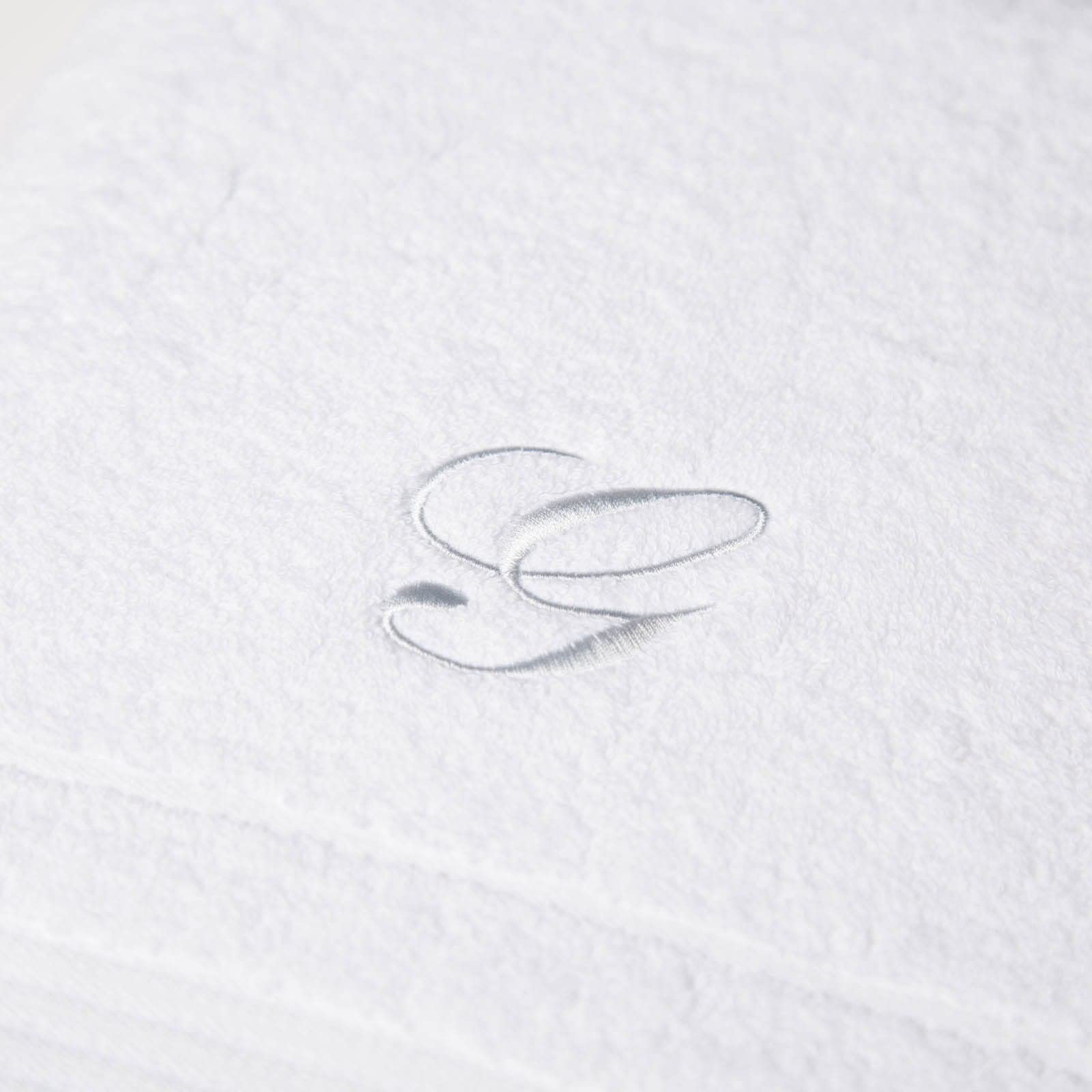 Caleffi Embroidered Cotton Guest Towel White - 68208