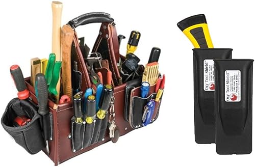 Miniatura 1 de Occidental Leather 5588 Stronghold Master Carpenter Case Bundle w(2) Pack 2003 Oxy Tool Shield (3 piezas)