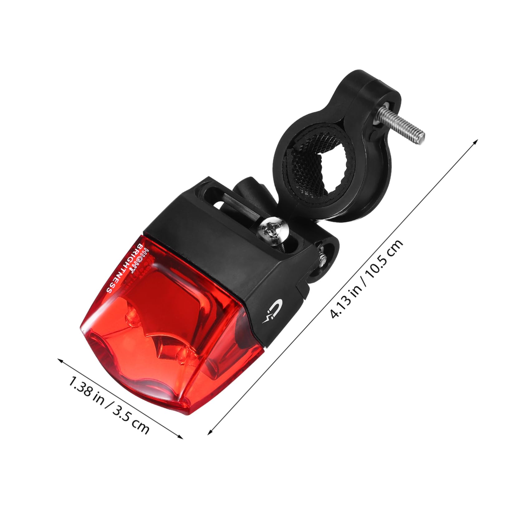 POPETPOP Feux arrière de vélo se précipiter lumières de Roue de vélo Rechargeables feu arrière de vélo à LED Accessoire Cyclisme Lampe d'avertissement de vélo Partie vélo Plastique