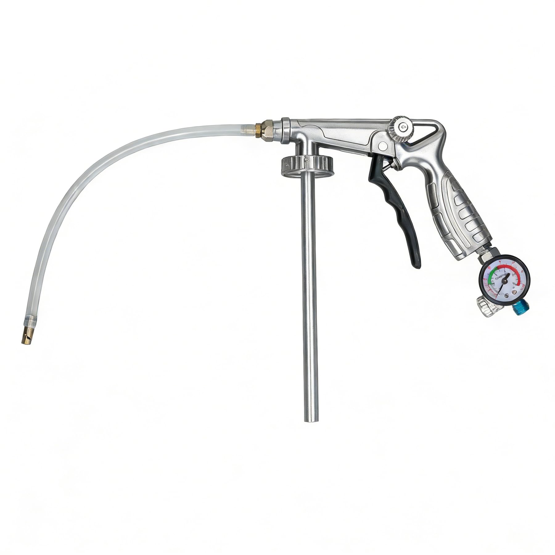 Pistola Pulverizadora de Pintura Base de Aire, Pistola de Pintura Base de Presión Ajustable de Aleación de Aluminio, Pistola Pulverizadora de Aire, para Protección contra el Óxido Automotriz