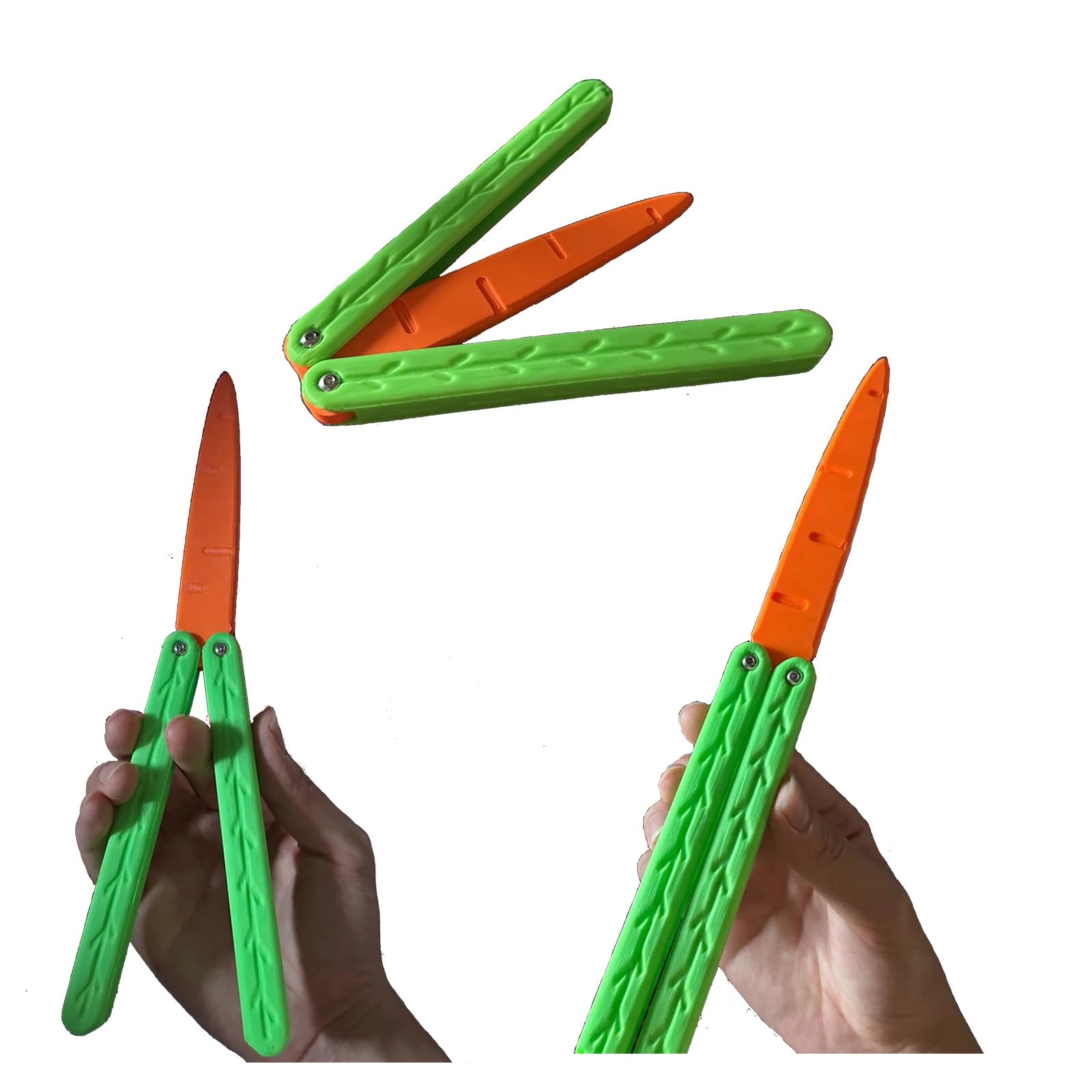 Amazon.co.jp: にんじんバタフライナイフ 練習用 おもちゃ