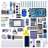 ELEGOO Mega R3 Kit de Démarrage Ultime Le Plus Complet avec Manuel d'Utilisation Français pour Débutants et Professionnels Compatible avec Arduino IDE