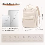 MDODO Travel Backpack for Women Men Large Carry on Backpack fits 15.6" Laptop Backpack for College,Travel,Work
