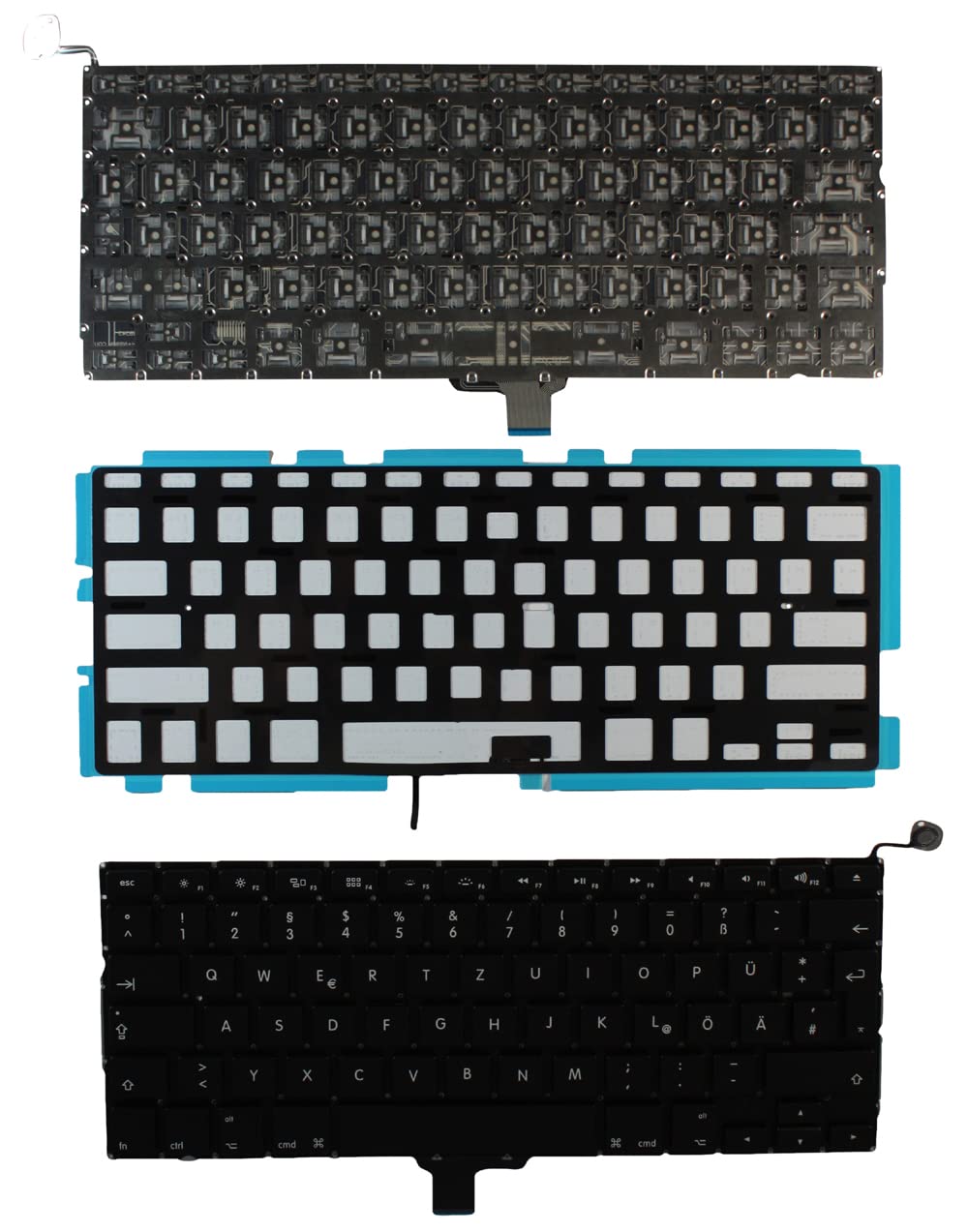 Clavier PC Portable Apple MacBook Pro A1278 Noir Rétro-éclairé Unibody - 2