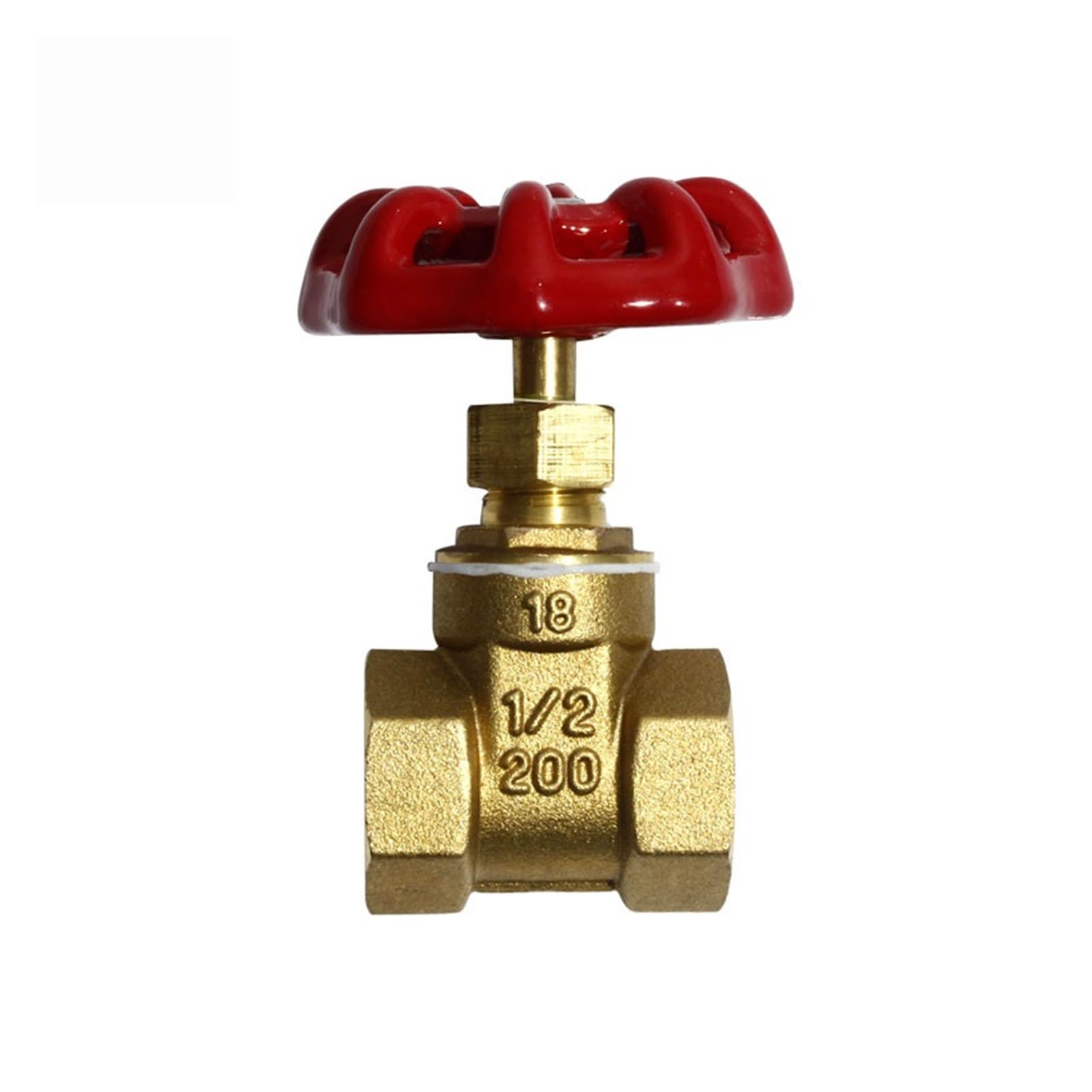 PRIMUZ Válvula de tubería de latón DN15 DN20 DN25 Válvula de retención de tubería de Agua de Cierre Rosca Hembra 1/2 '' 3/4 '' 1 '' Válvula de tubería de Cobre (Size : DN25)