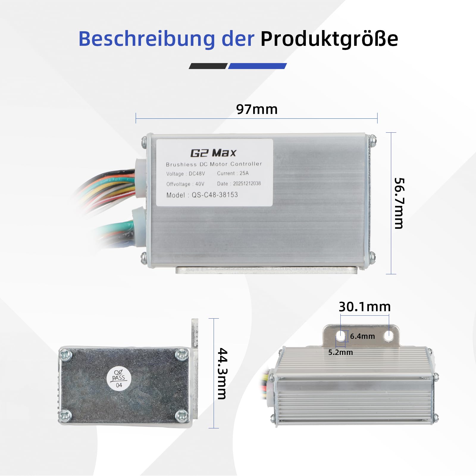 ulip Controller Hauptplatine für Kukirin G2 Max Elektroroller Bremse Elektro Scooter Zubehör