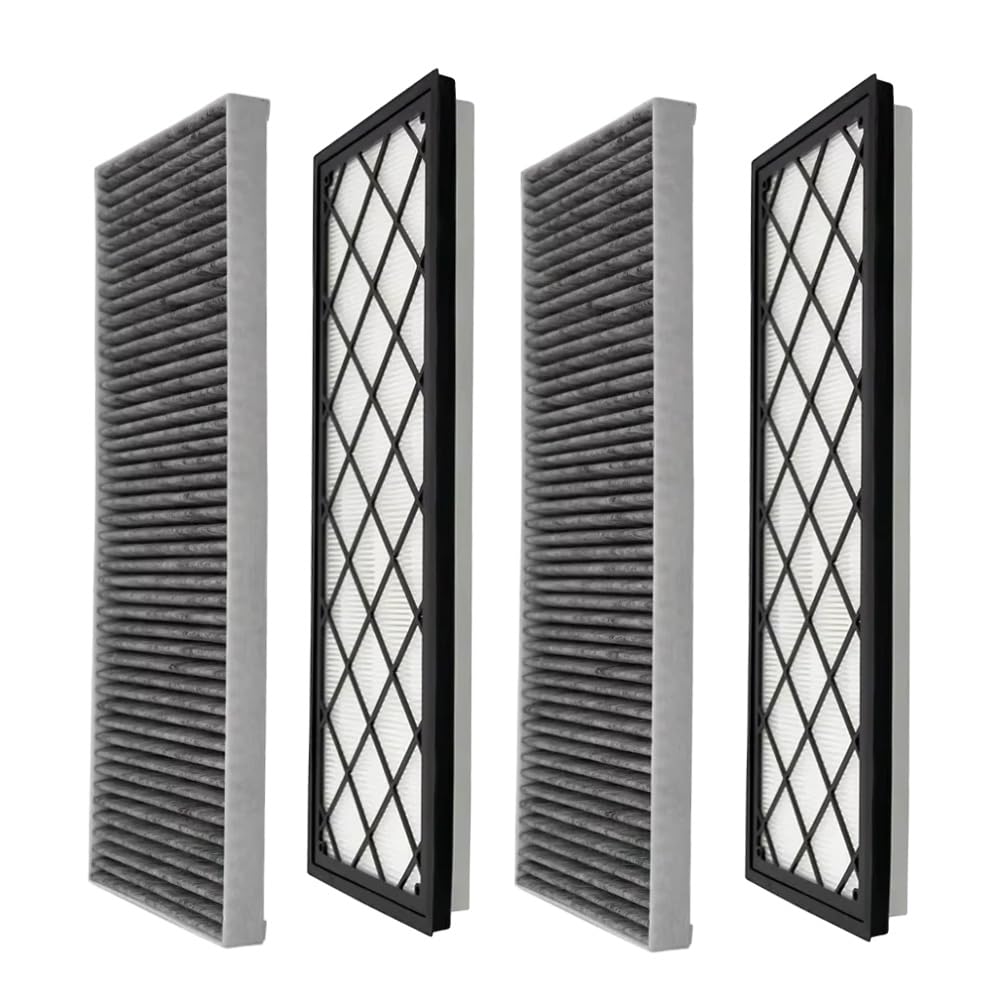 Filtro aria abitacolo, a carboni attivi, compatibile con Tesla Model Y 2020-2026, 1 set