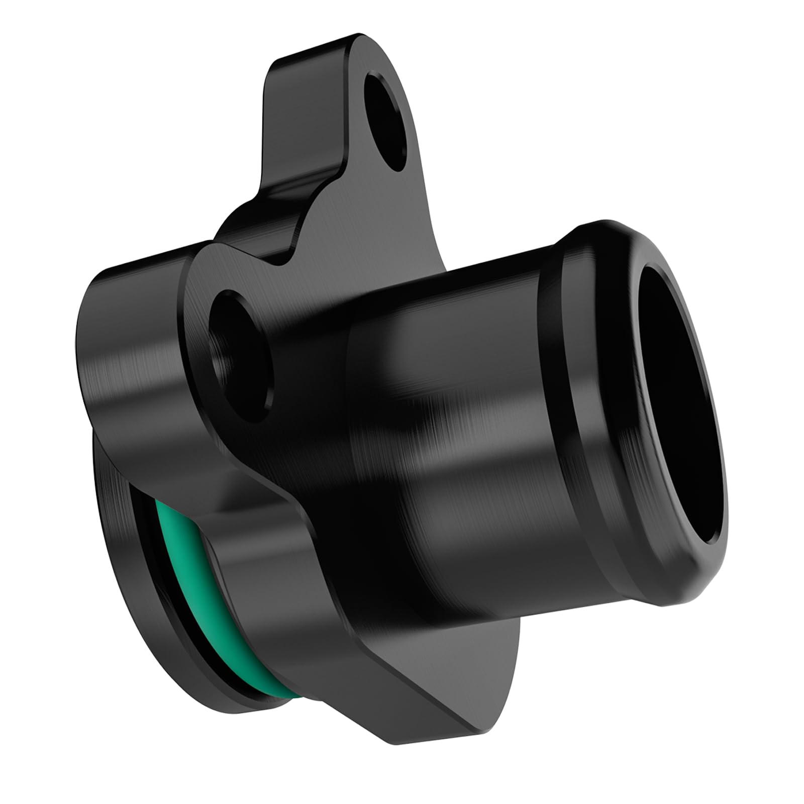 Bevinsee Bride de port de liquide de refroidissement en billettes d'aluminium compatible with N20 N52 N53 N54, compatible with 1 Series M 2011, 128i, 135is, 228i, 320i, 323i, 325i, 328i, 330i, 335i,