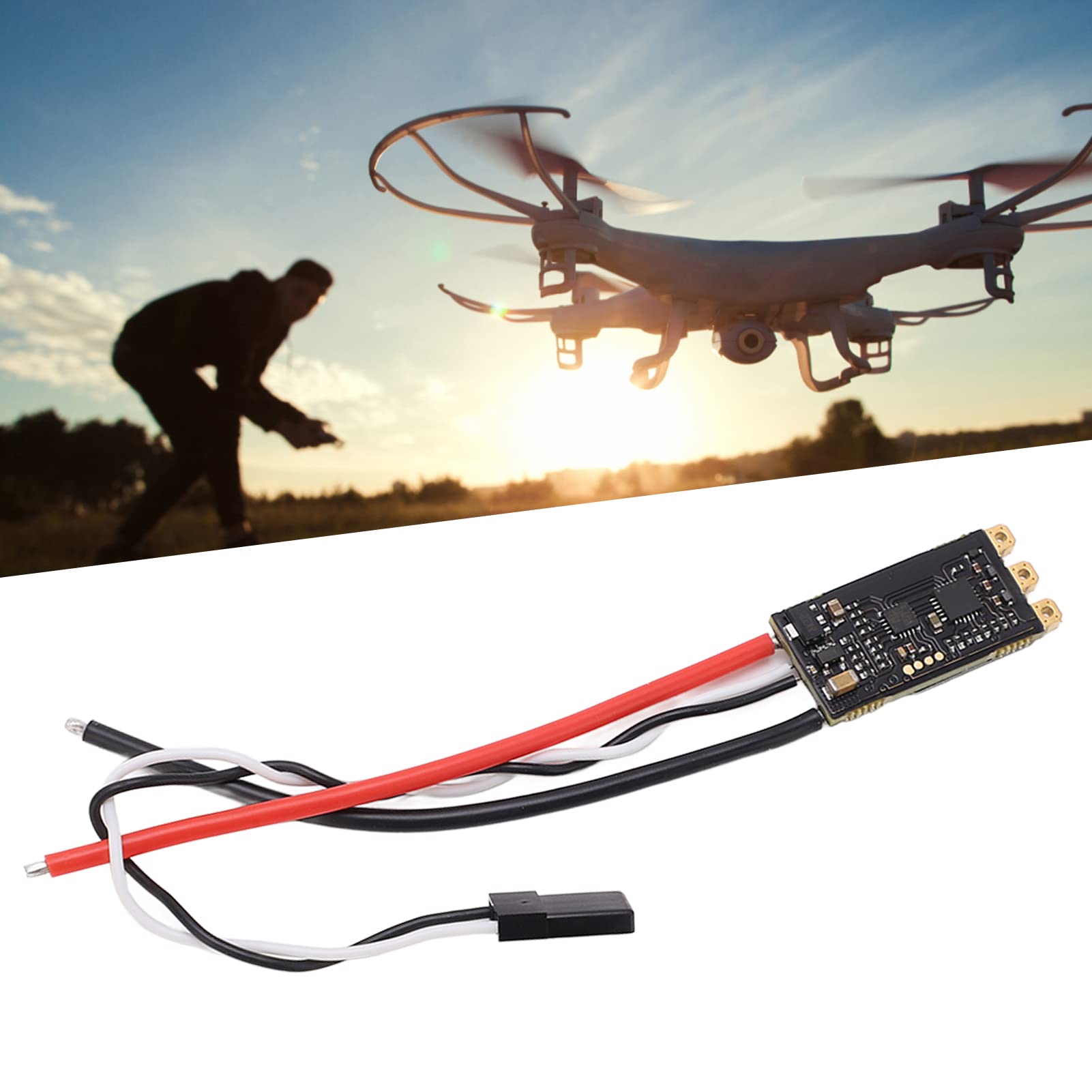 Keenso 35A BLHeli_S 2‑6S Lipo Brushless ESC do maszyny podróżniczej FPV Quadcopter Multirotor z osiami Drone