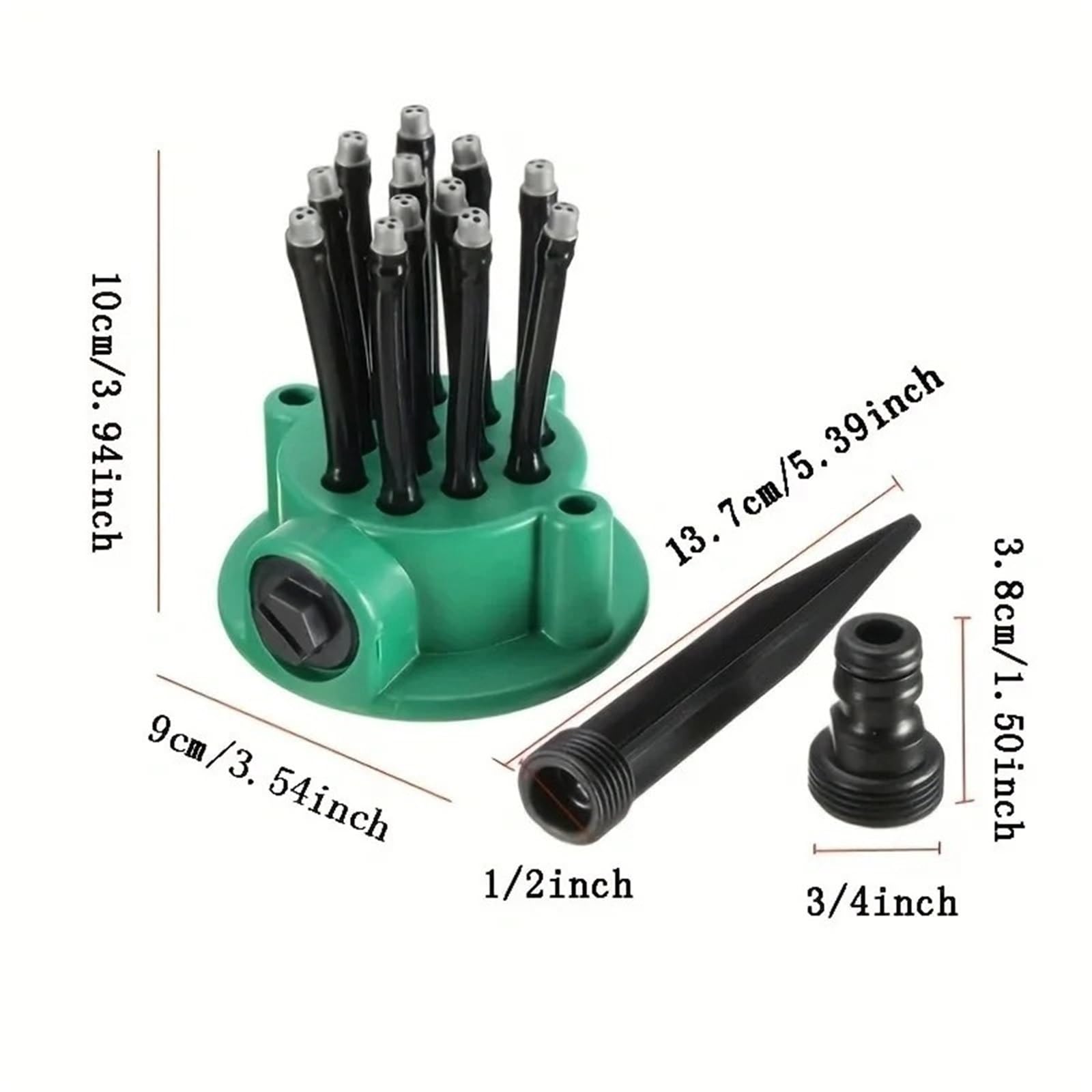 Irrigatore Da Giardino Multitesta Rotante Automatico A Tutto Tondo for Giardinaggio All'aperto per il giardino