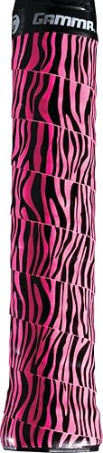 Miniatura 4 de GAMMA Sports Neon Tac, Neon Dri, Neon Safari Tennis Over Grip, Alto Rendimiento, Bádminton, Pickleball, Raqueta Sports OG, Superficie que absorbe la