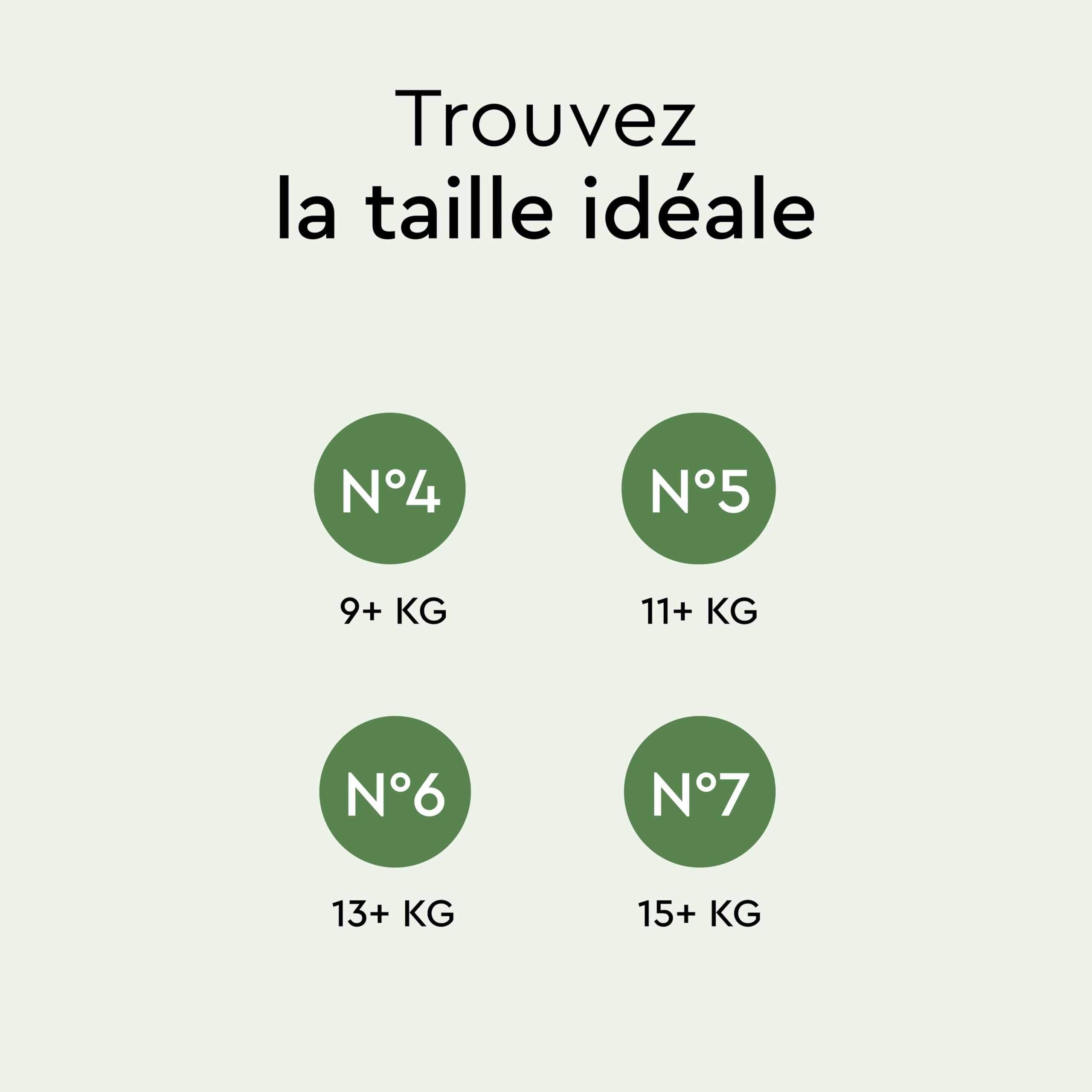 LILLYDOO green - Couches-culottes Bébé Respectueuses de l'Environnement, Taille 4 (9+ kg), Box Mensuelle (150 pièces), Protection Anti-fuites, Sans Chlore et Sans Lotion pour les Peaux Sensibles