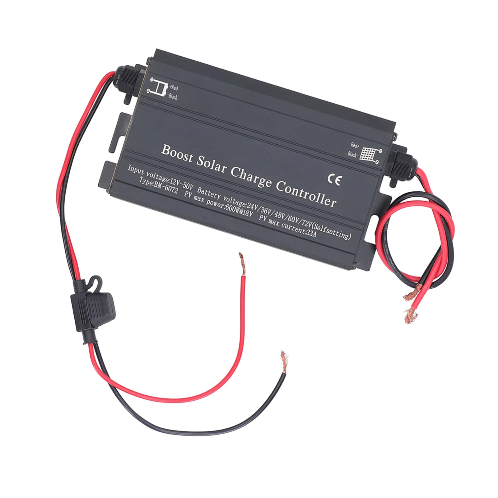 Regolatore di carica solare MPPT Boost 24V 36V 48V 60V 72V Regolatore di tensione di carica per veicoli elettrici con efficienza del 99% Lega di alluminio IP65 per sistemi di