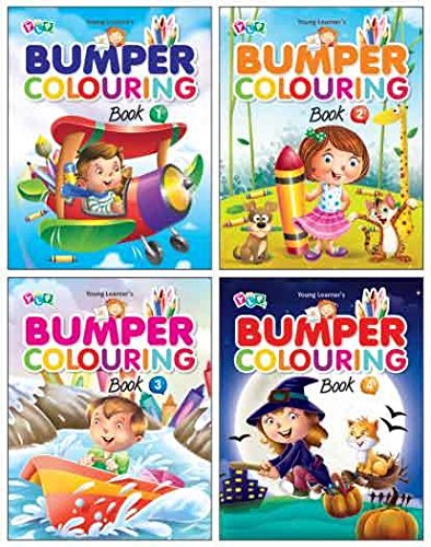 Bumper Colouring ( Set of 4 Titles) (New): young learner: 9789383665815 ...