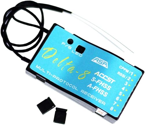 Miniatura 2 de FrSky S-FHSS 8CH delta-8receptor Rx para Futaba t6j T8J 4PL 14sg transmisor Hitec A9