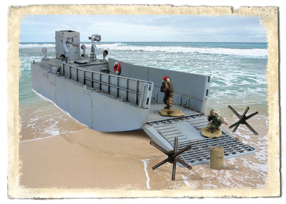 Unimax Forces of Valor 1:72nd Scale U.S. Landing Craft LCM3 D-Day Series