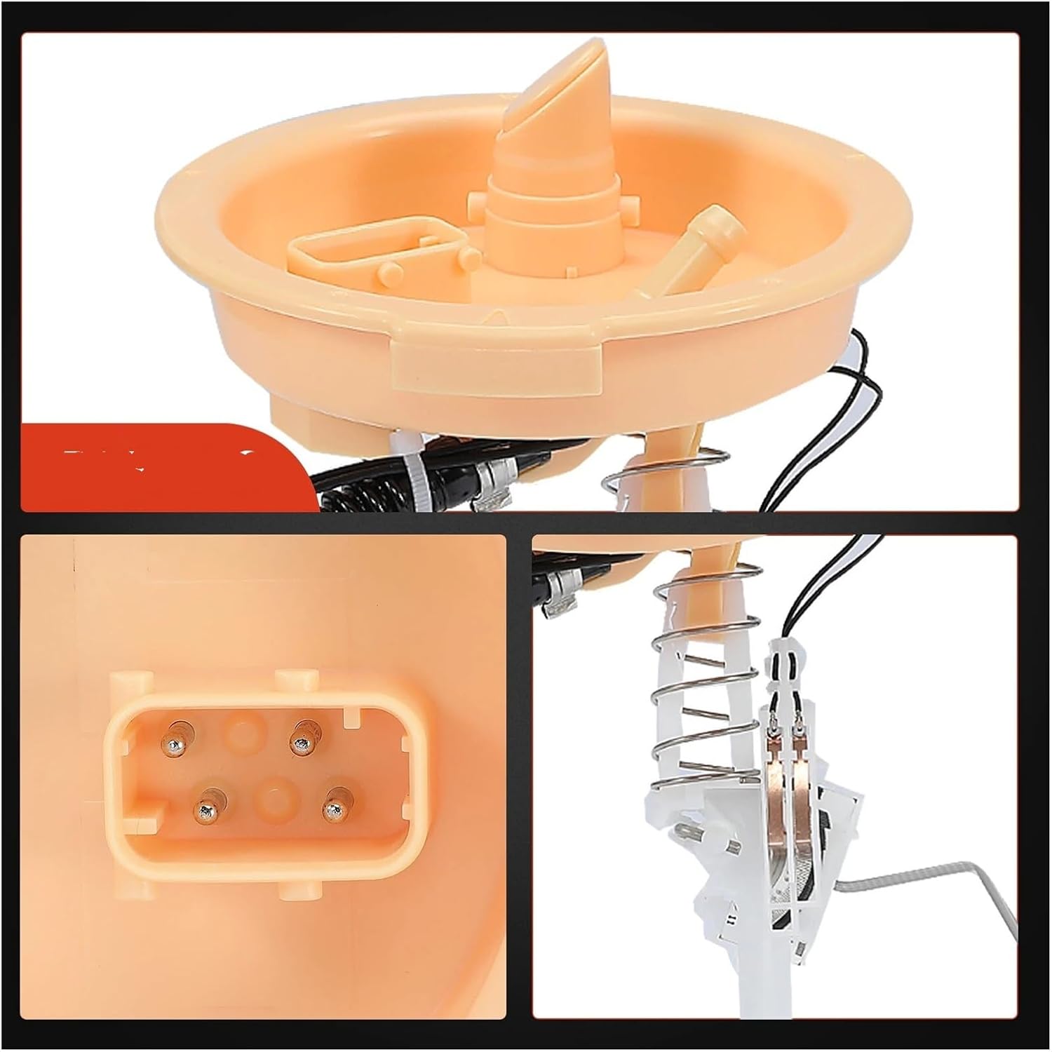 Right - Filter with sending unit and sealing assembly