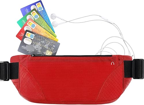 Miniatura 8 de Belt Bag, Waist Bag Leather, Waterproof Adjustable FannyBag, Sturdy Lightweight Comfortable Sports Storage Belt Pouch for Men, Women, Teens and