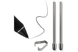 Replacement Tips for Wacom Pro Pen 2, 2 Pieces Titanium Alloy Fine...