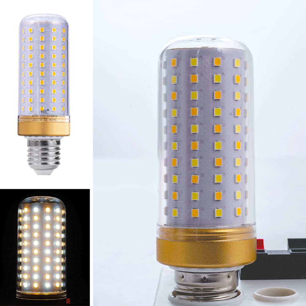 10 Stück LED-Glühbirnen, Tageslichtweiß, warmes Licht, 2000 Lumen, E27-Sockel, LED-Maisglühbirne, für den Außenbereich, Indoor, Garage, Lager, Fabrik, Werkstatt, Straße, Hinterhof