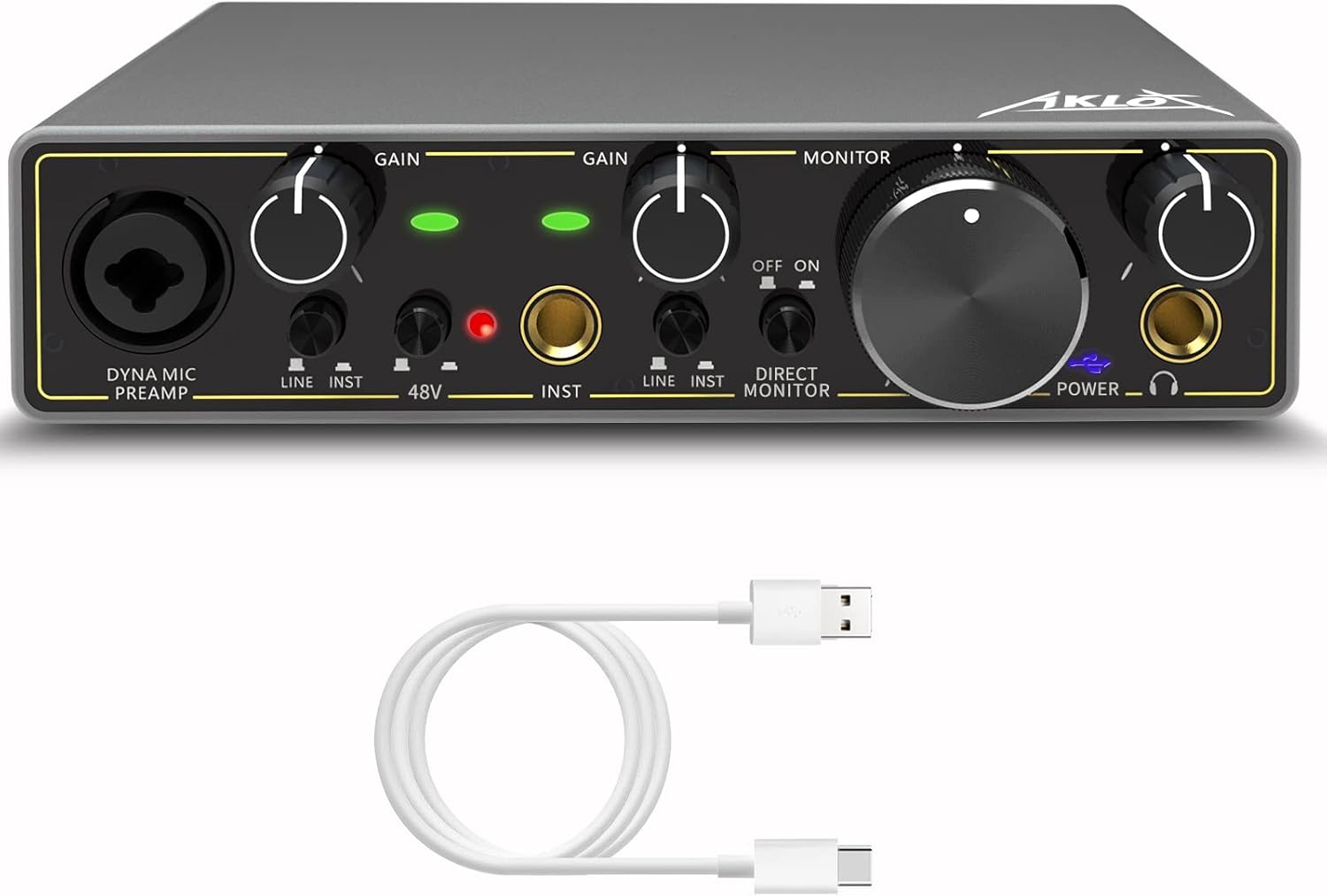 Audio Interface, AKLOT USB Audio Interfaces, Audio