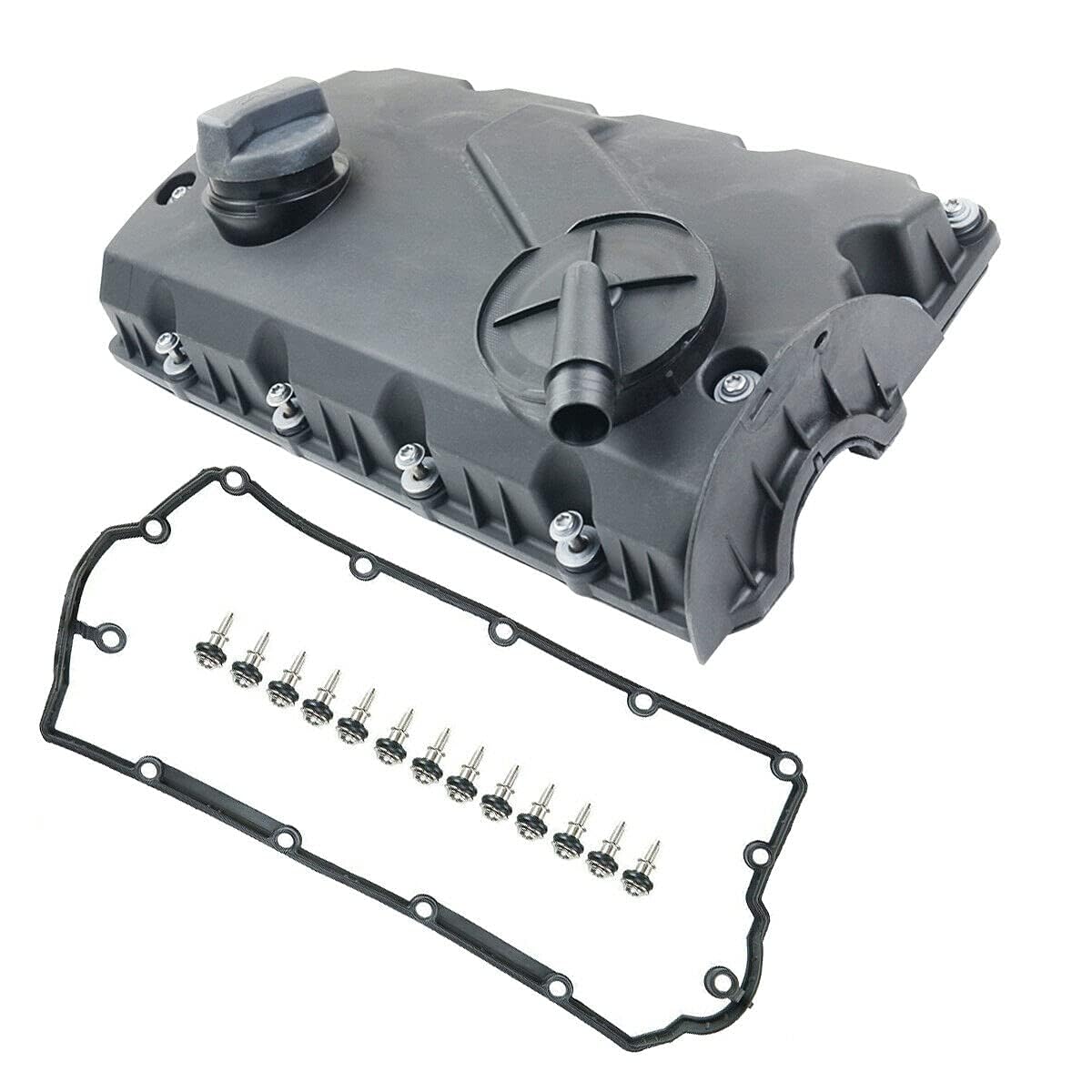 TAPA CULATA + JUNTAS compatible con SKODA ROOMSTER (5J) (2006-2010) 1.4 TDI 80 CV (BMS) - 045103469G 045103469
