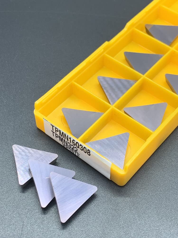 10 szt. TPMN160308 VP15TF TPMN220408 TPMN220412 UTi20T wkładka z węglika CNC TPMN maszyna do cięcia metalu narzędzie tokarskie frez ze stali nierdzewnej (TPMN160308 VP15TF)