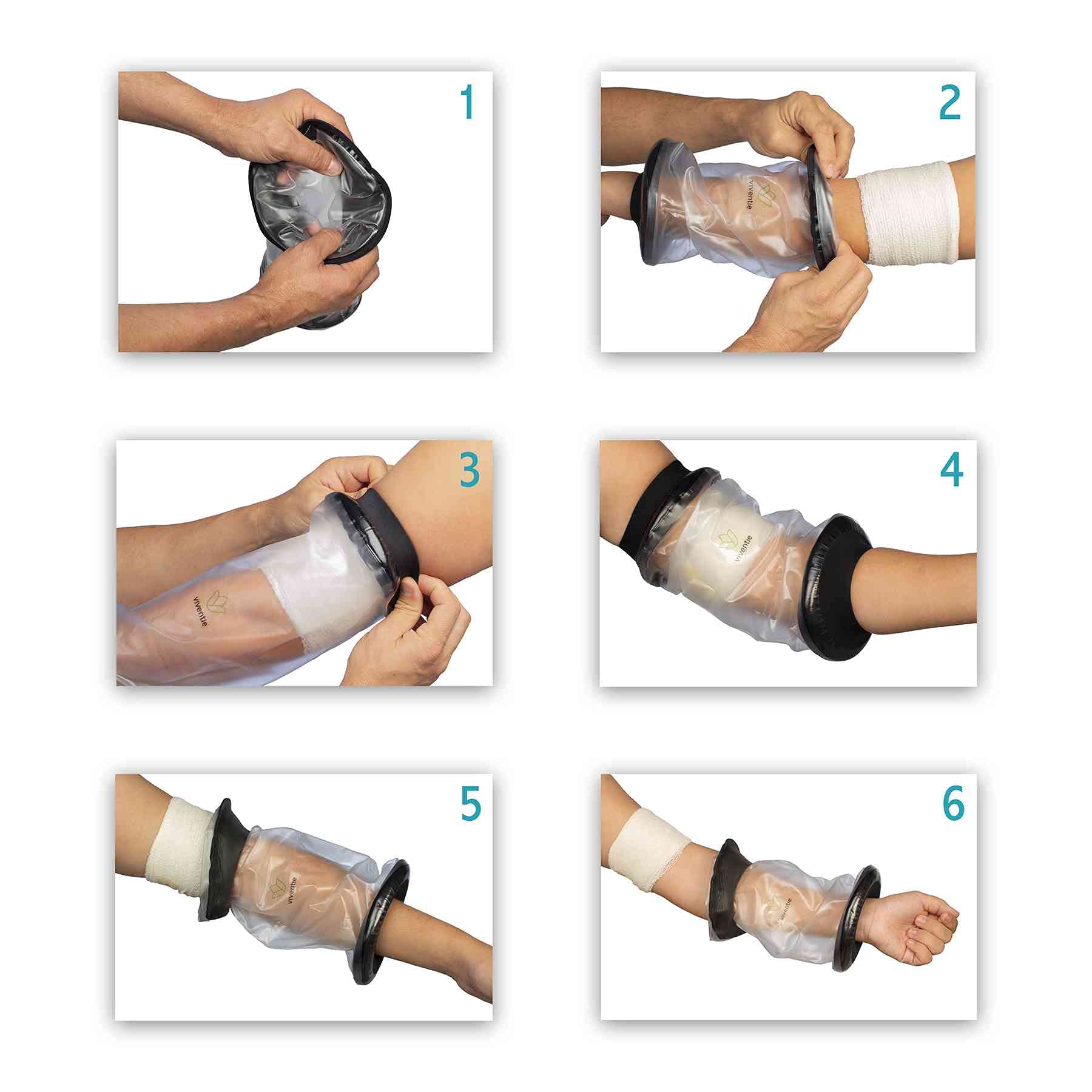Protector Impermeable para vendaje - PICC Line Cover - talla: M