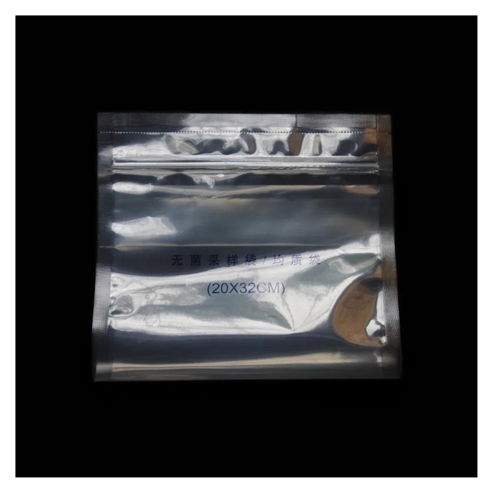 equipo de laboratorio Bolsa de muestreo aséptica homogénea estéril con tira de sellado de 20 cm x 32 cm for homogeneización de muestreadores de 400 ml, bolsa de PE, 100 unidades/paquete