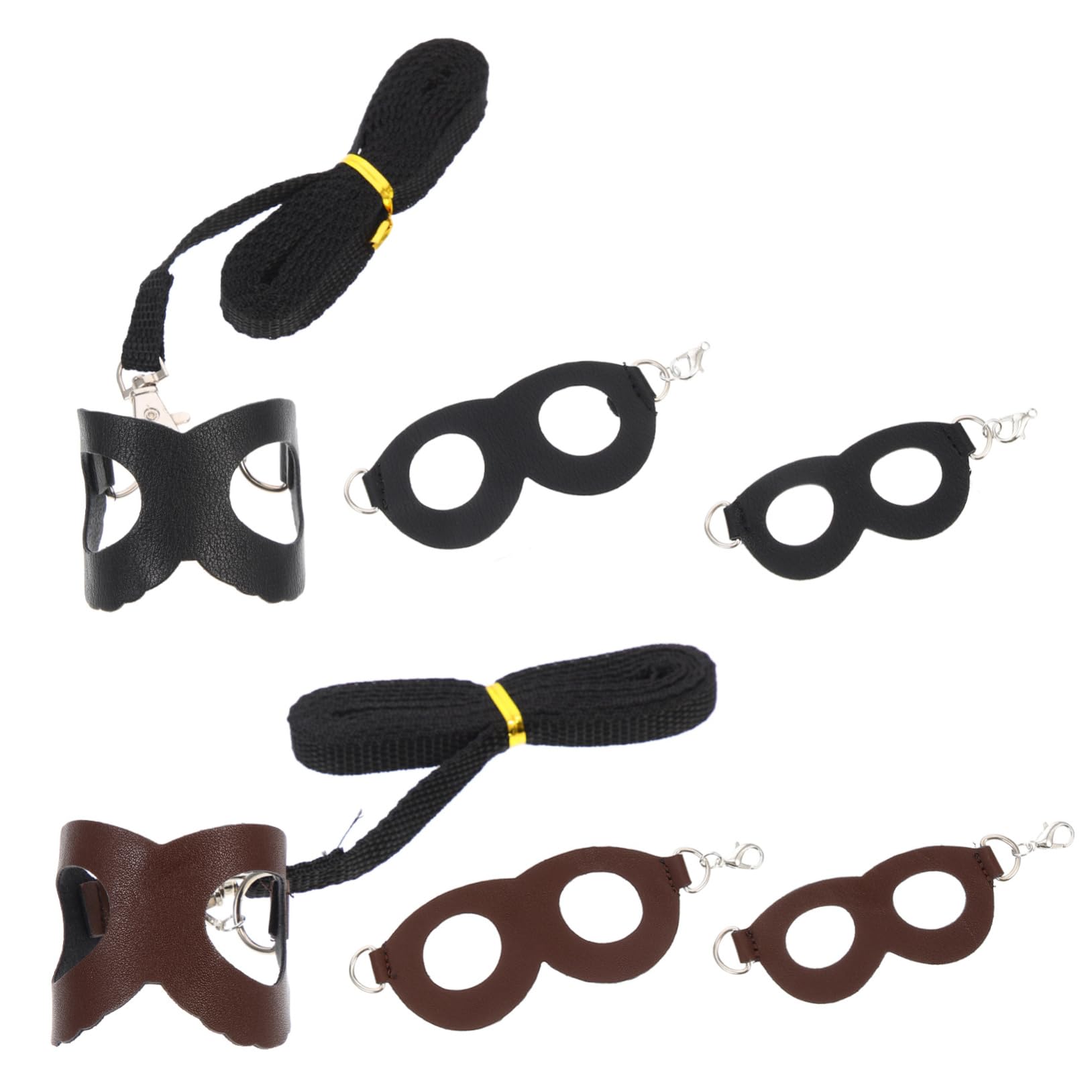 BESTonZON 2Sets Convenient Hamster Harnesses with Leashes Wear Resistant Sugar Glider Accessories Portable Design for Outdoor Activities Comfortable and Durable Material Stylish