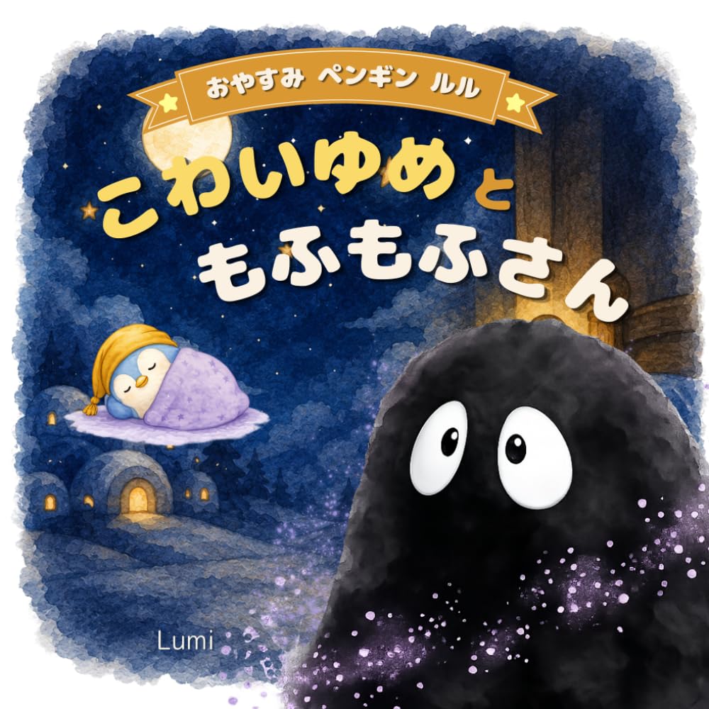 こわいゆめ と もふもふさん: こわい ゆめを みても だいじょうぶ (おやすみペンギンルル)