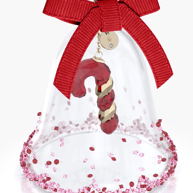 Amazon.com: Swarovski Holiday Cheers Dulcis Bell Ornament, Red