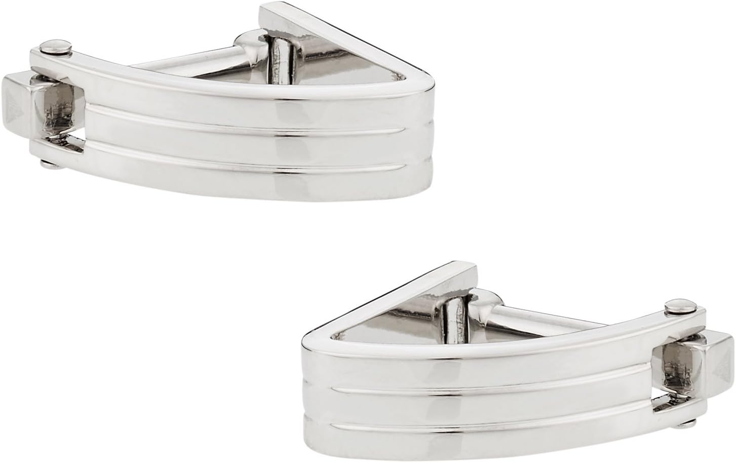 Wedge Wrap Around Cufflinks with Travel Presentation Gift Box