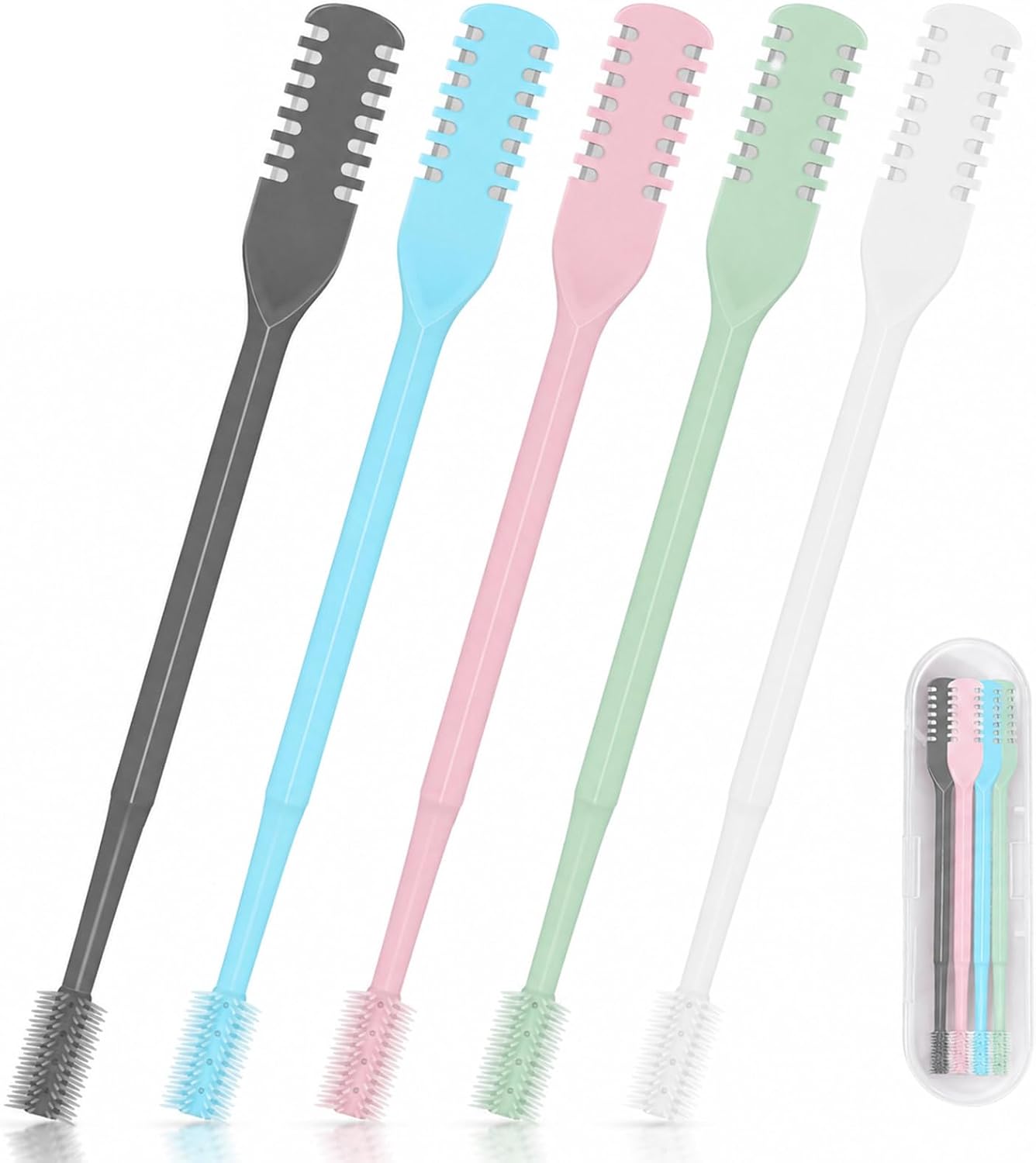 5Pcs Nose Hair Trimmer for Women Double Sided