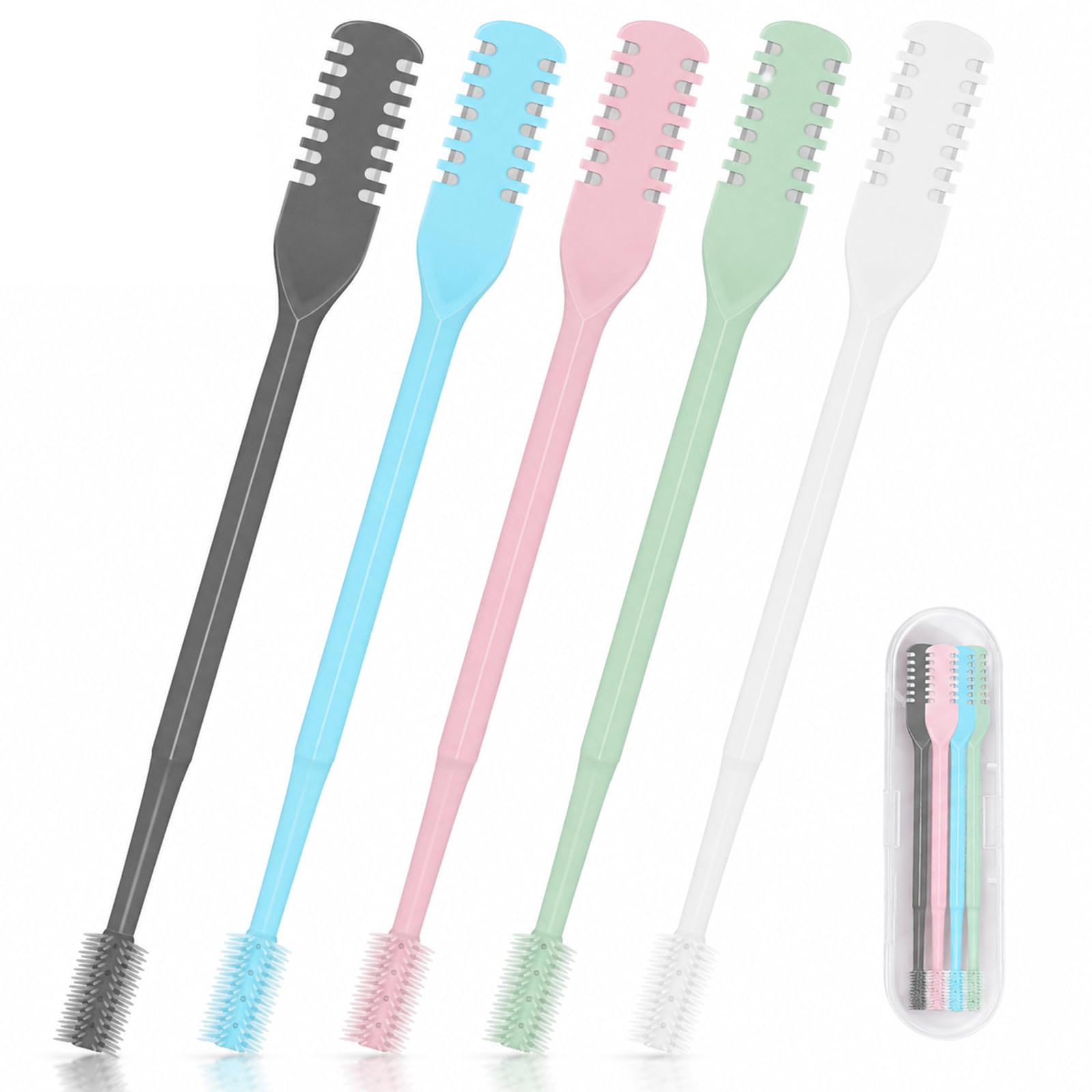 5Pcs Nose Hair Trimmer for Women Double Sided