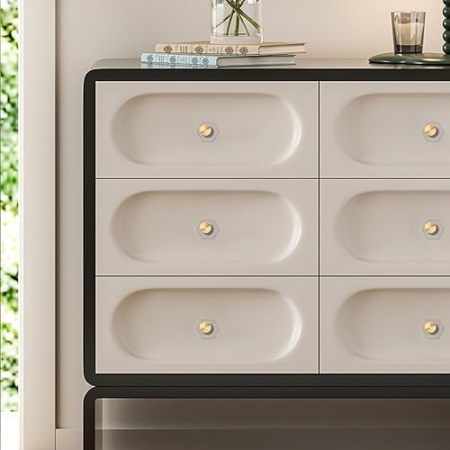 Miniatura 6 de RZDEAL 4 pomos de cristal de cristal para gabinetes, pomos de latón para cajones, tiradores de tocador, herrajes dorados para cajones de cocina