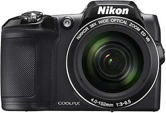 Nikon COOLPIX L840 Digital Camera with 38x Optical Zoom and Built-In Wi-Fi (Black)