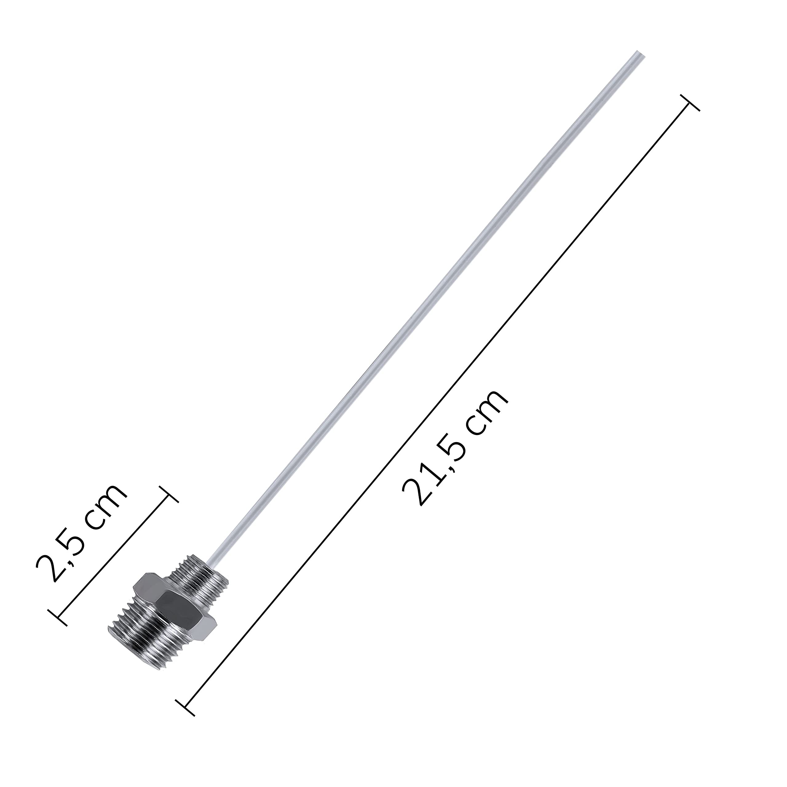 BenBow Tubo Interno Bianco - Pezzo di Ricambio per Pistola di Pulizia ad Aria compressa - duraturo & Compatibile con la Serie PRO