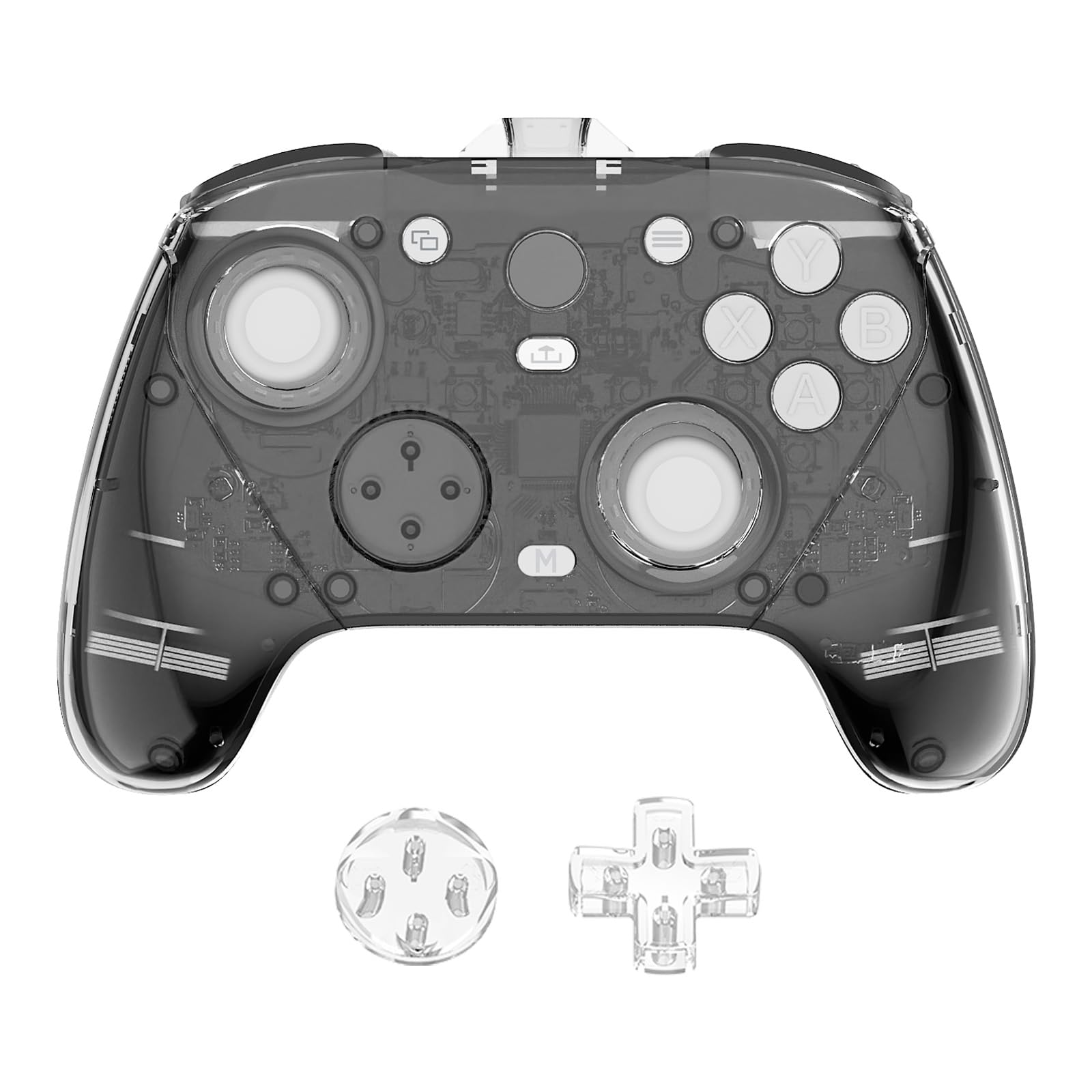 Compatibile con GameSir G7 Pro - Accessori per pannello magnetico per console da gioco, realizzato in materiale PC di alta qualità, protezione completa da graffi, urti, polvere, trasparente