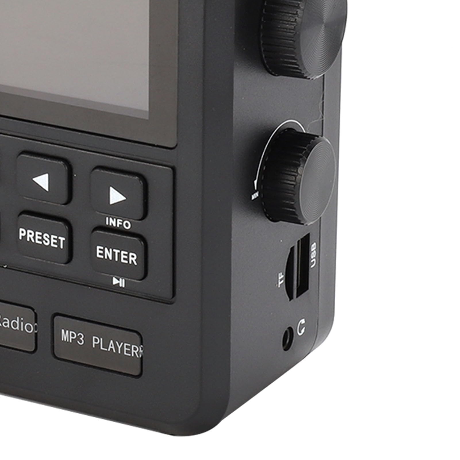 Radio FM Dab Portátil para Personas Mayores con Perilla Grande: Radio por Internet Fácil de Usar con Altavoz de 8 W, Bluetooth 5.0, Pantalla LCD, Despertador, Temporizador de (Enchufe