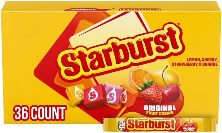 Original Fruit Chews Candy, 2.07 ounce (36 Single Packs)