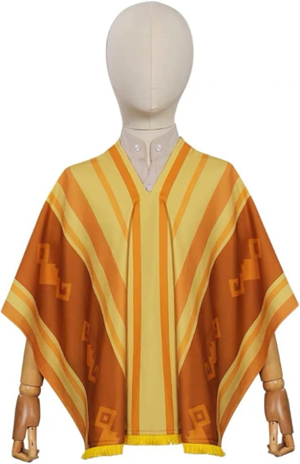 Encanto Camilo Disfraces para niños, disfraz de cosplay de Halloween, uniforme de capa, capa amarilla para niños y niñas