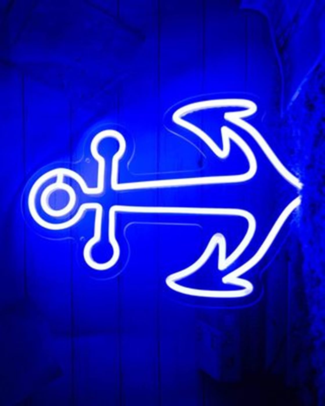 Jinson well Anker lampe neon zeichen wand, führte dekor nachttischlampen  zeichen hochzeit schlafzimmer tabelle geschenk kinder spielzeug dekor  dekorationen zum geschenk : Amazon.de: Beleuchtung