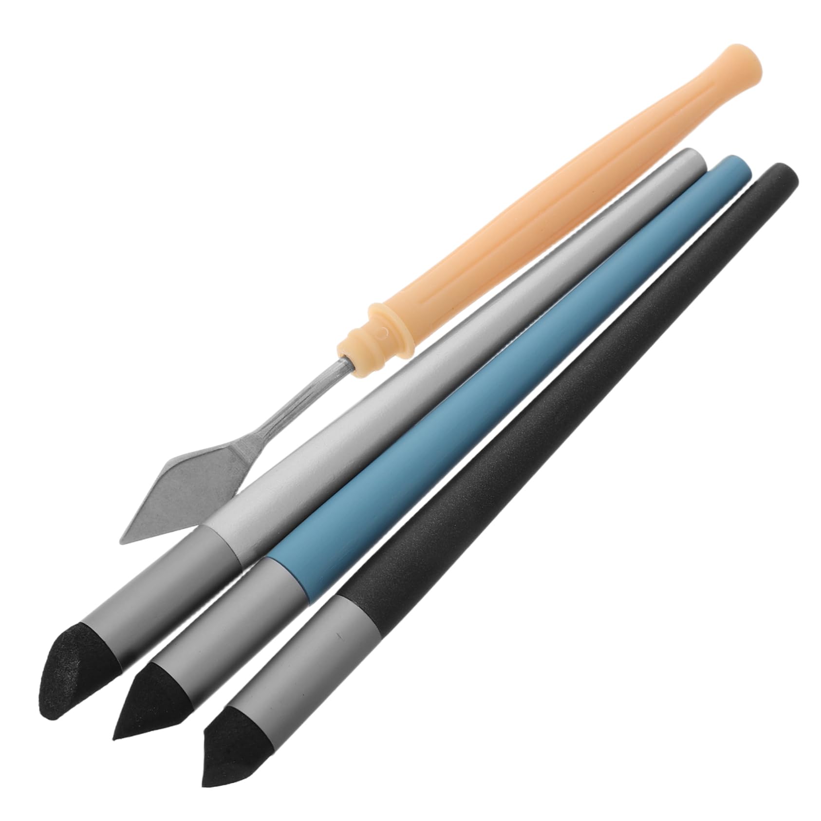VANZACK Versatile Art Tool Oil Pastel Rubbing Brush Sponge Pen Blending Pencil for Smooth Pastel Blending