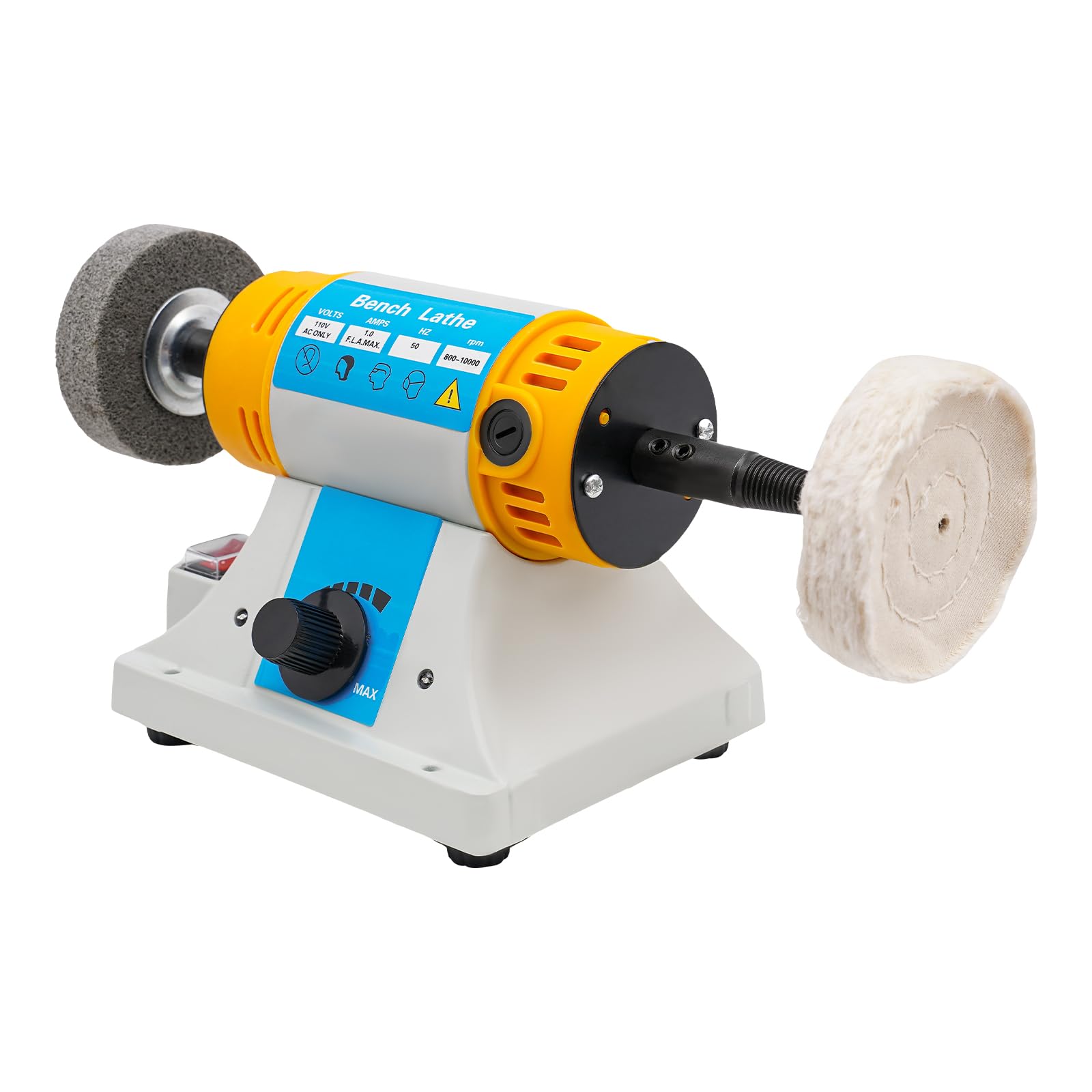 Bench Gem Polishing Wheel Rock Polisher Portable 320W Jewelry