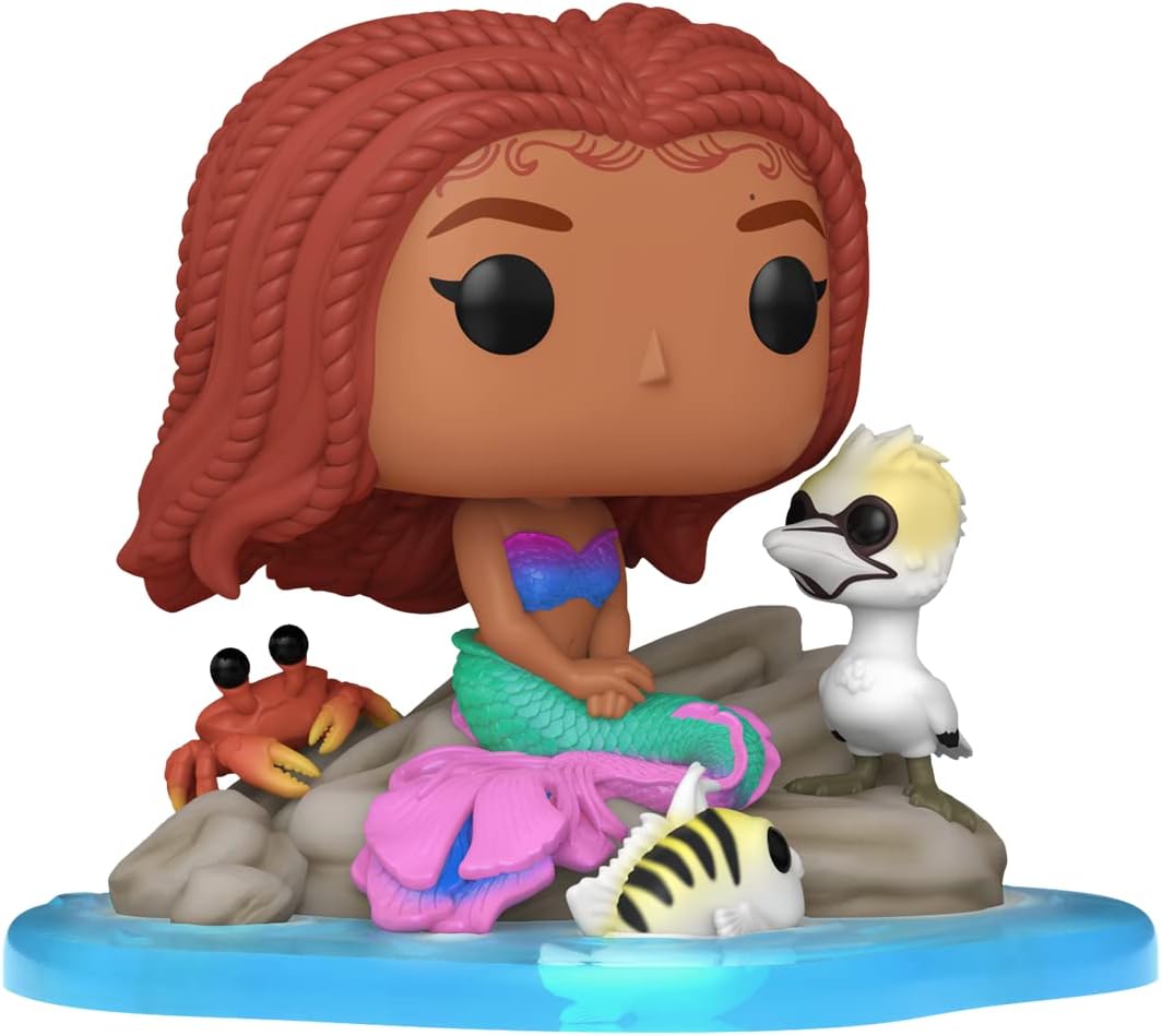Funko POP! Deluxe: The Little Mermaid - Ariel & Friends - Collectable Vinyl Figure - Gift Idea - Official Merchandise - for Kids & Adults - Movies Fans - Model Figure for Collectors and Display