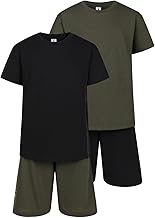 Boys 2 Pack Short Pyjamas Nightwear PJ Sets Twin Pack 11 12 13 14 15 16 17 18 Years