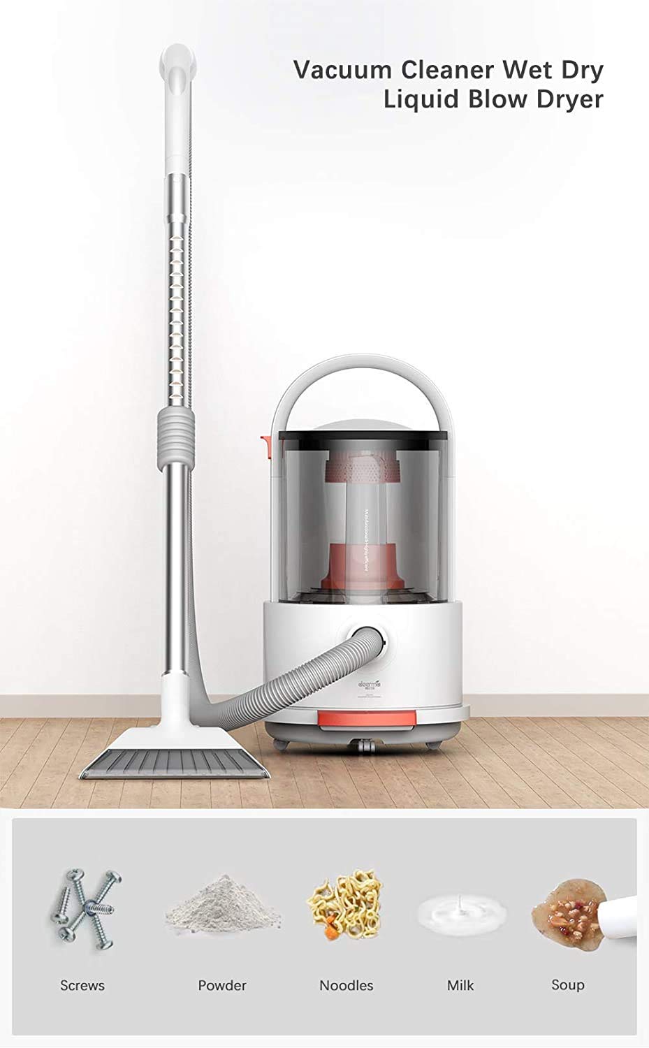 Deerma TJ200 Dry and Wet 1200W Vacuum 