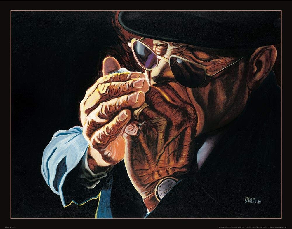 TELA-FRAMED-with-AMERICAN-BOX Jazz Blowin Blues Archivio - Musica orizzontale Armonica Jazz Blues Cornice galleggiante 24_X_31_in
